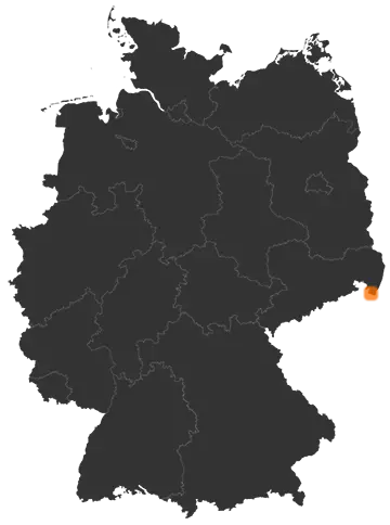 Jonsdorf auf der Kreiskarte