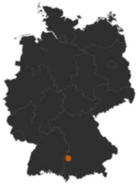 Deutschlandkarte: Wo ist Kammeltal