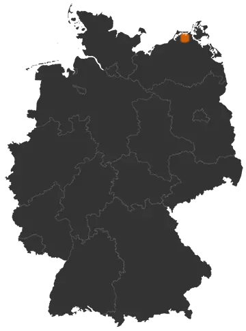 Deutschlandkarte: Wo ist Karnin