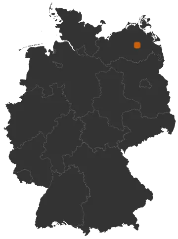 Deutschlandkarte: Wo ist Kentzlin