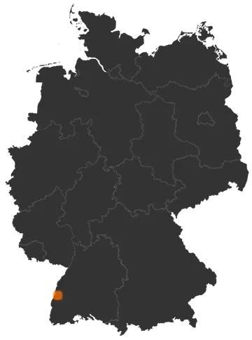 Kippenheim auf der Kreiskarte
