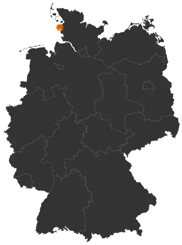 Deutschlandkarte: Wo ist Kirchspiel Garding