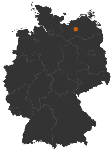 Deutschlandkarte: Wo ist Klein Upahl