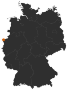 Deutschlandkarte: Wo ist Kleve