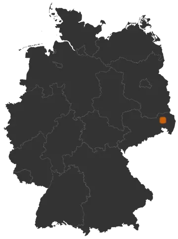 Deutschlandkarte: Wo ist Königswartha