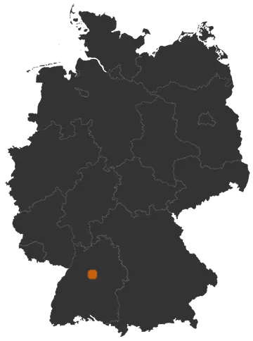 Korntal-Münchingen auf der Kreiskarte