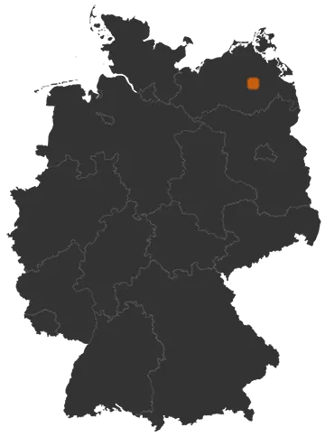 Deutschlandkarte: Wo ist Kriesow
