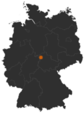 Deutschlandkarte: Wo ist Küllstedt
