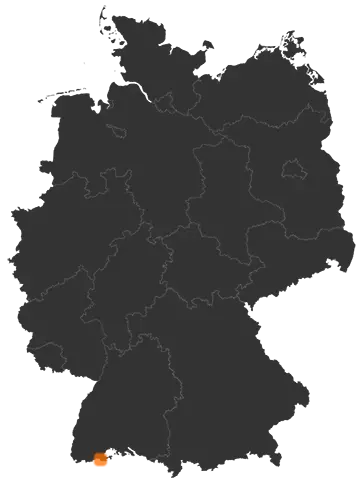 Küssaberg auf der Kreiskarte
