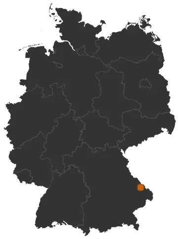 Deutschlandkarte: Wo ist Langdorf