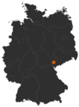 Deutschlandkarte: Wo ist Langenwetzendorf