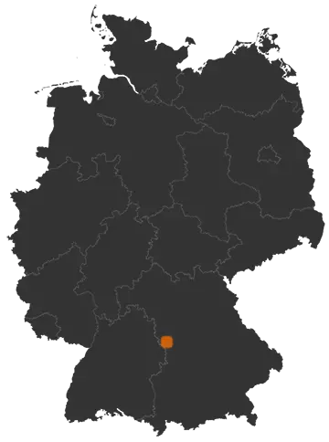 Deutschlandkarte: Wo ist Langfurth