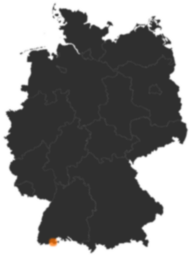 Deutschlandkarte: Wo ist Lauchringen
