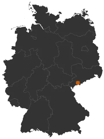 Deutschlandkarte: Wo ist Lauter-Bernsbach