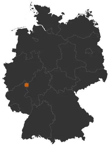Deutschlandkarte: Wo ist Lautzenbrücken