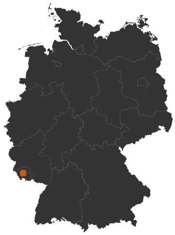 Deutschlandkarte: Wo ist Lebach