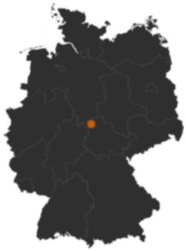 Deutschlandkarte: Wo ist Leinefelde-Worbis
