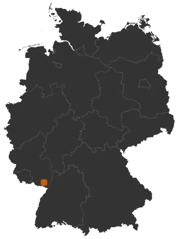 Deutschlandkarte: Wo ist Leinsweiler