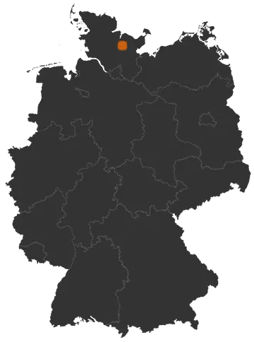 Deutschlandkarte: Wo ist Löptin