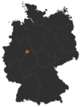 Deutschlandkarte: Wo ist Marsberg