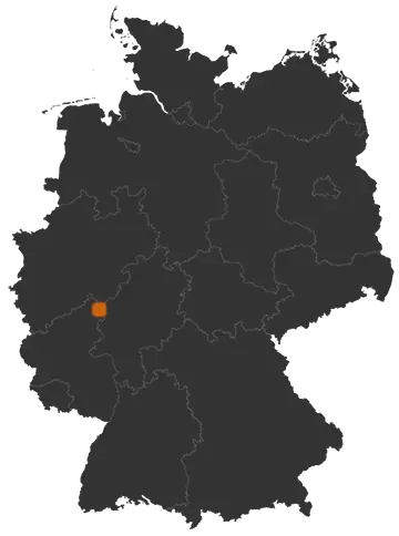 Deutschlandkarte: Wo ist Mauden