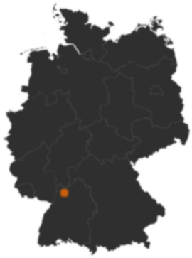 Deutschlandkarte: Wo ist Meckesheim