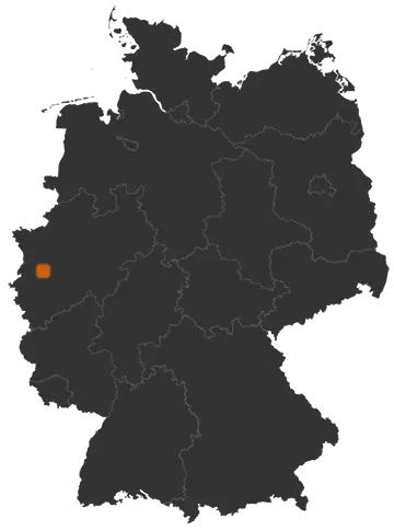 Karte: Wo liegt Meerbusch?