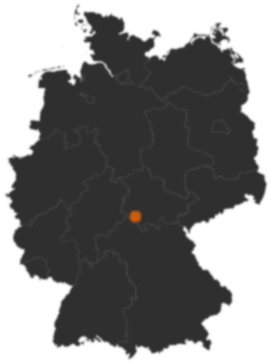 Deutschlandkarte: Wo ist Meiningen