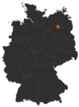 Deutschlandkarte: Wo ist Melz