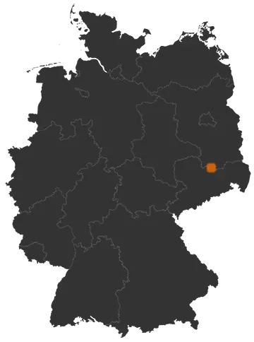 Merzdorf auf der Kreiskarte