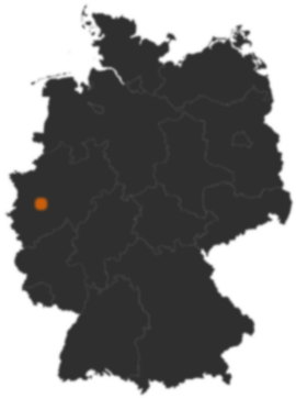 Deutschlandkarte: Wo ist Mettmann