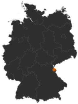 Deutschlandkarte: Wo ist Mitterteich