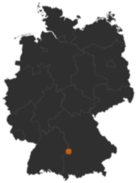 Deutschlandkarte: Wo ist Mödingen