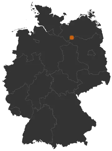 Deutschlandkarte: Wo ist Möllenbeck