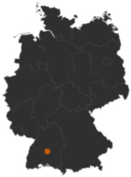 Deutschlandkarte: Wo ist Mössingen