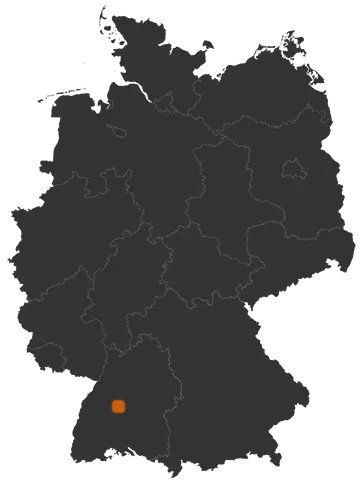 Mötzingen auf der Kreiskarte