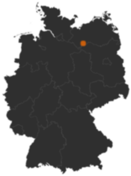 Deutschlandkarte: Wo ist Muchow