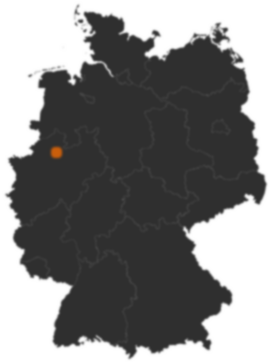Karte: Wo liegt Münster?