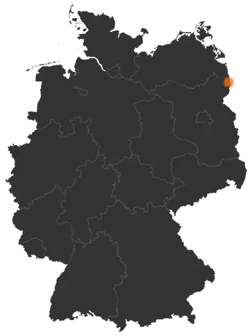 Deutschlandkarte: Wo ist Nadrensee