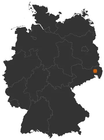 Deutschlandkarte: Wo ist Neschwitz