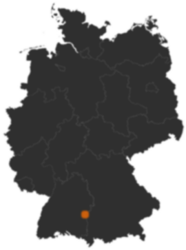 Deutschlandkarte: Wo ist Neu-Ulm
