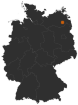 Deutschlandkarte: Wo ist Neubrandenburg