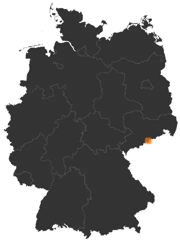 Deutschlandkarte: Wo ist Neuhausen/Erzgebirge