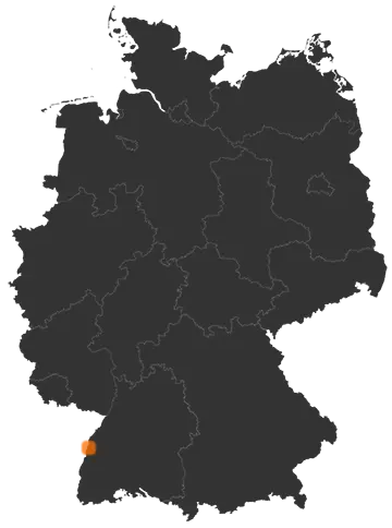 Deutschlandkarte: Wo ist Neuried