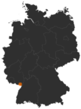 Deutschlandkarte: Wo ist Niederhorbach
