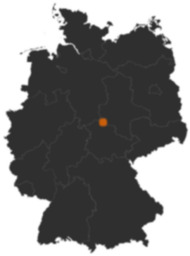 Deutschlandkarte: Wo ist Nordhausen