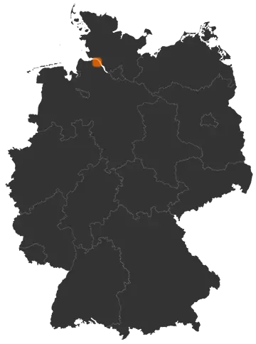 Oederquart auf der Kreiskarte