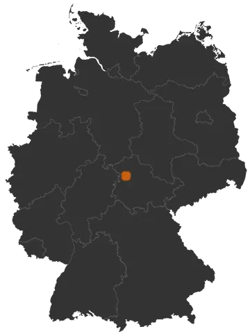 Deutschlandkarte: Wo ist Oppershausen