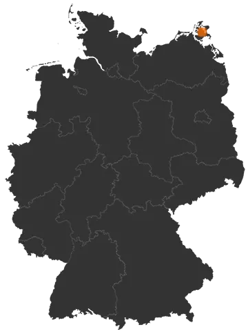 Deutschlandkarte: Wo ist Parchtitz