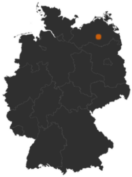 Deutschlandkarte: Wo ist Peenehagen?